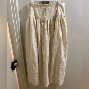 For Love And Lemons Cream A-Line Skirt